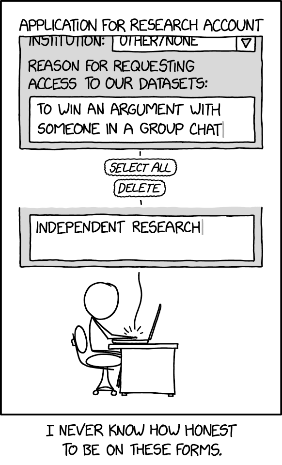 XKCD: Research Ethics