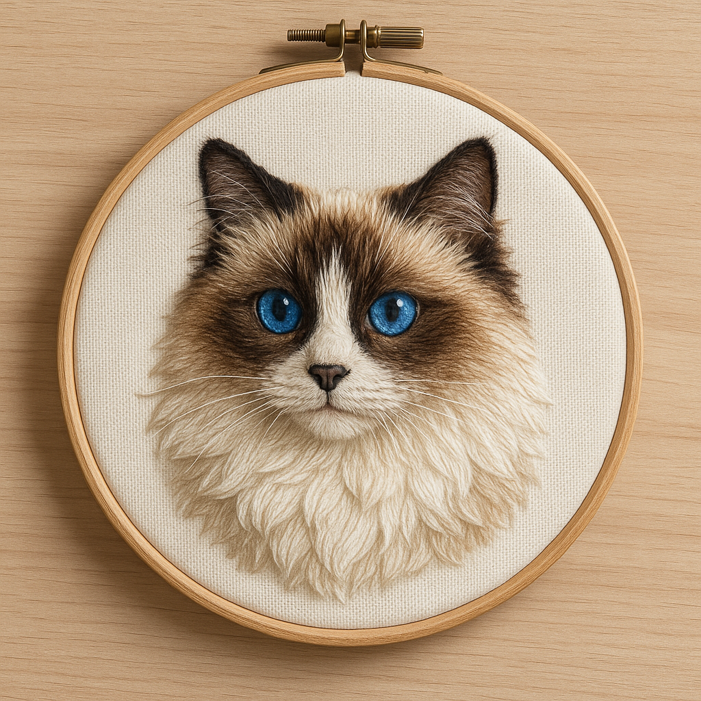 Fake Cat Embroidery
