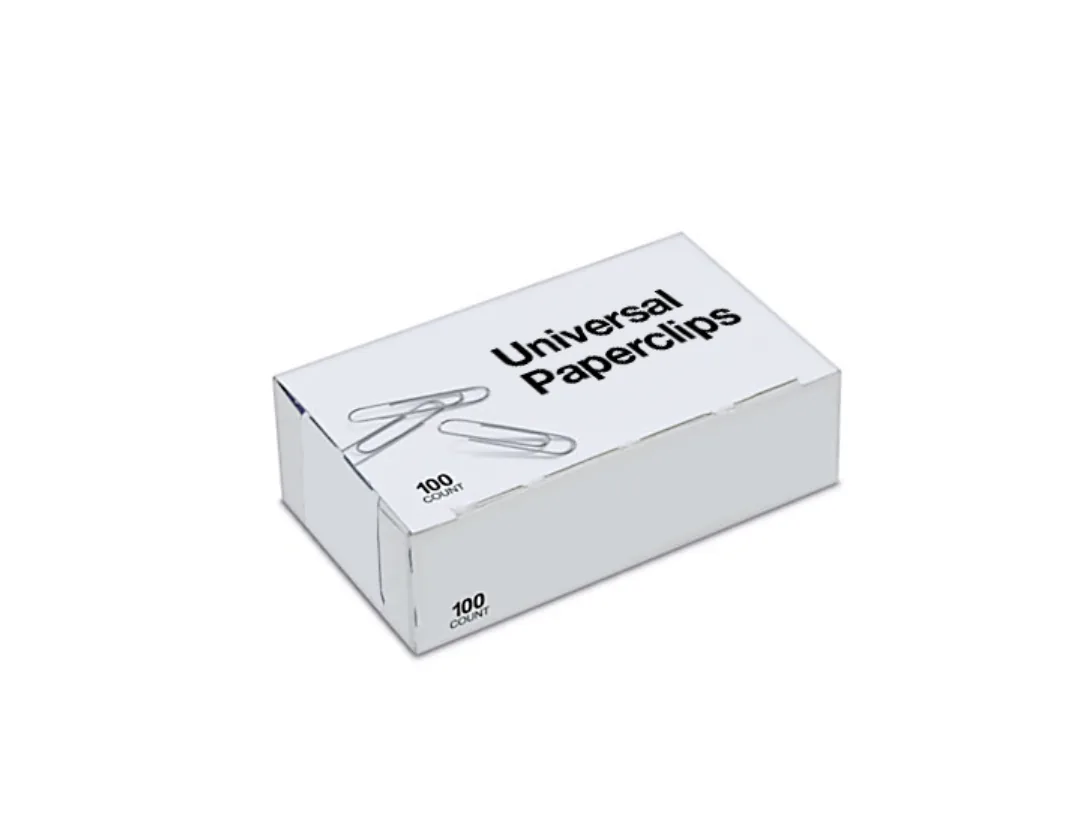 Paperclip maximizer game